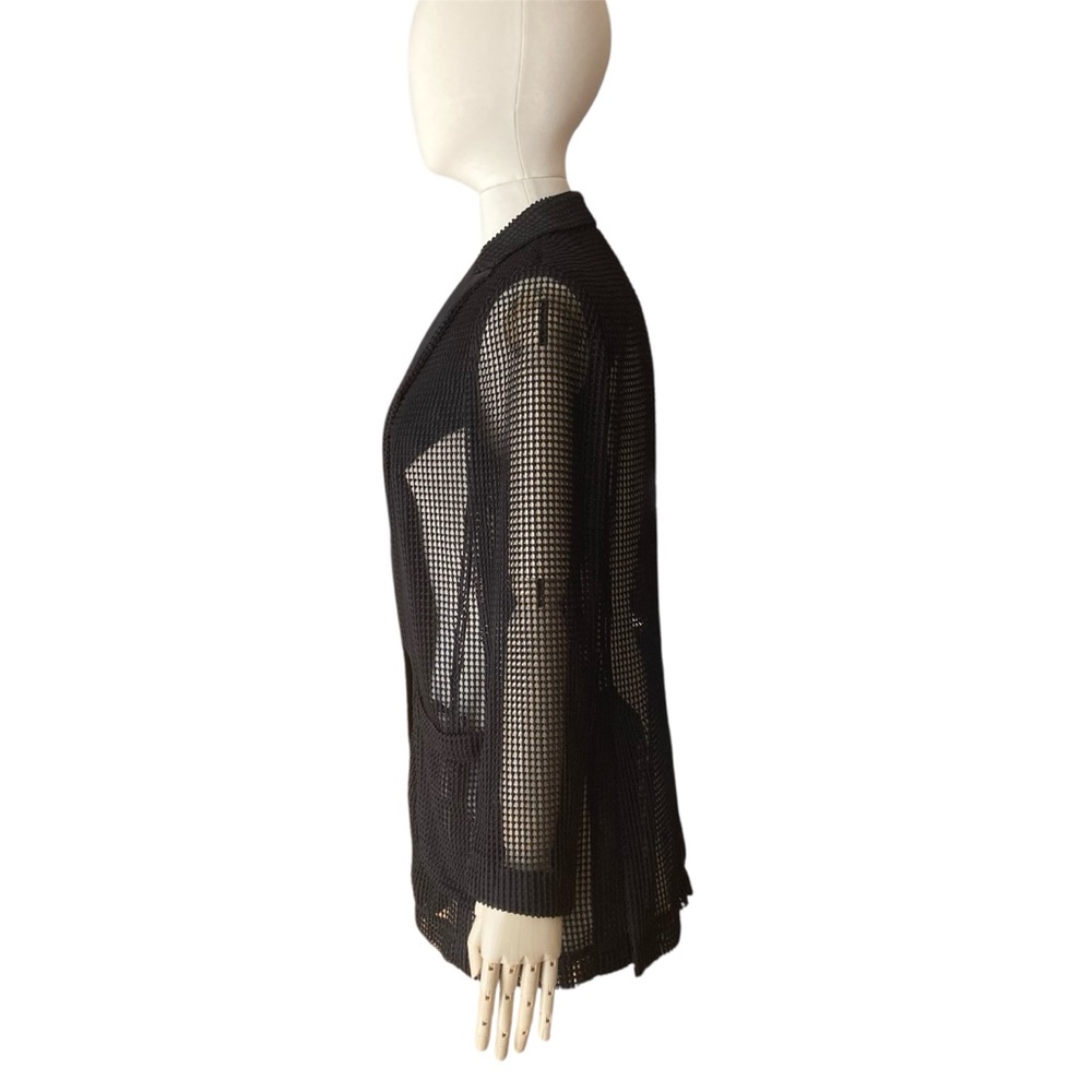 RAG & BONE | Mesh Detailed Blazer with Silk Combo - Black - S